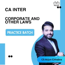 CA Inter Corporate and Other Law (Practice Batch)